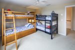 Upper Level Bedroom with Water Views and two twin bunks 